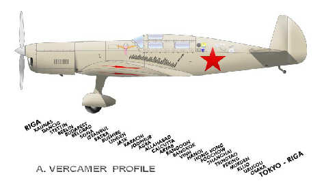 Cukurs C.6bis after capture and now in Soviet markings